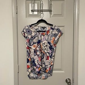 Express floral gramercy top
